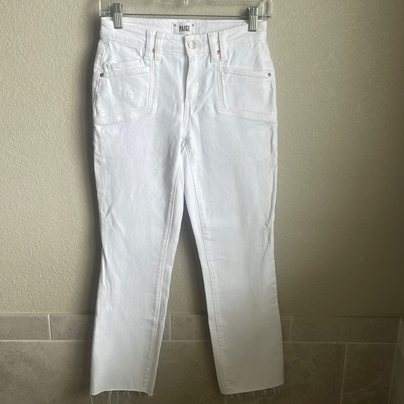PAIGE Denim - NWT Paige White Straight Leg Jeans